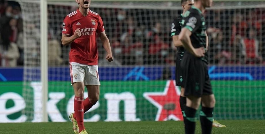 Бенфика - Динамо - 2:0.