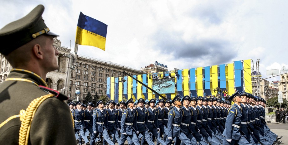 военный парад, военный парад ВСУ на Майдане, парад ВСУ День Независимости