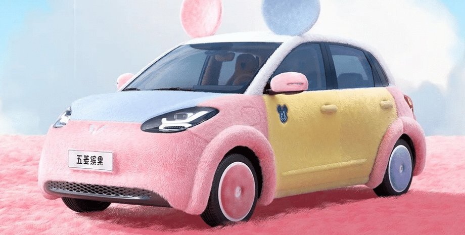 Wuling Bingo Mickey Plush Style, Wuling Bingo, новий Wuling Bingo, Мікі Маус, електромобіль Wuling