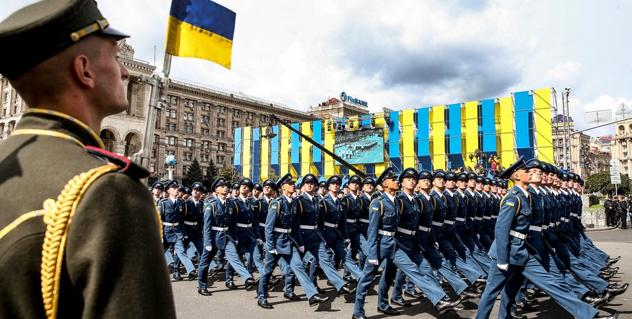 военный парад, военный парад ВСУ на Майдане, парад ВСУ День Независимости