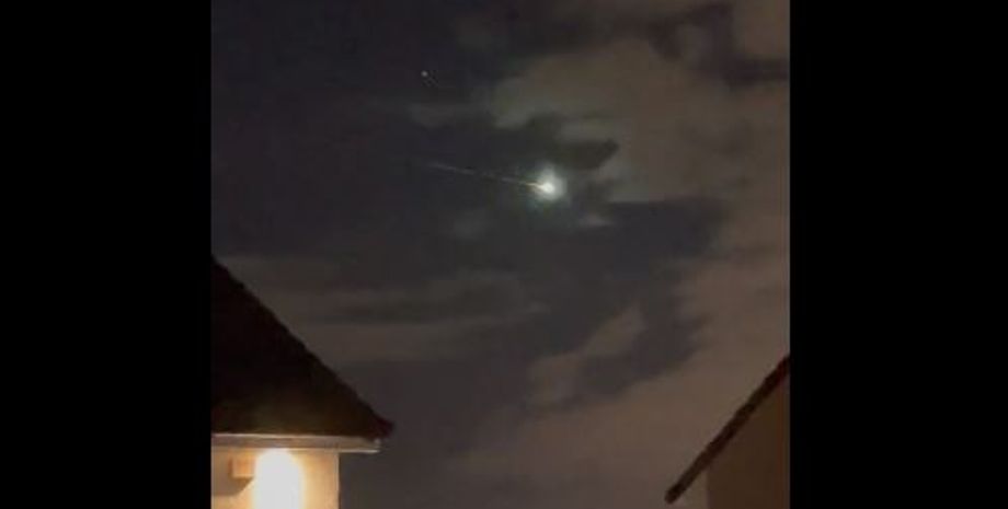 метеор, метеор у шотландії, метеор в англії