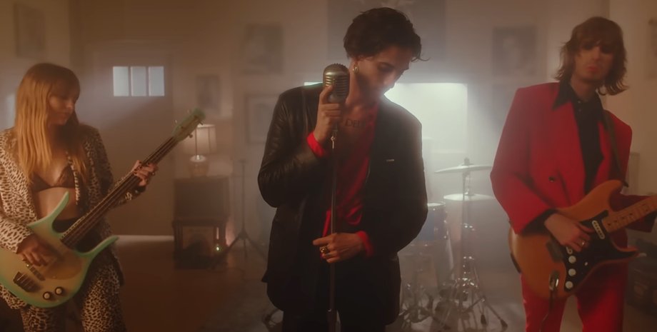 Группа Måneskin, манескин, If I Can Dream, элвис пресли, клип, Måneskin