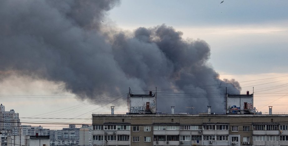 фото и видеосъемка обстрелов Киева, обстрел российскими оккупантами, вражеские прилеты, запрет фото и видеосъемки