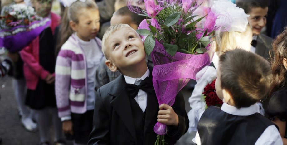 1 сентября в Славянске / Фото: AFP