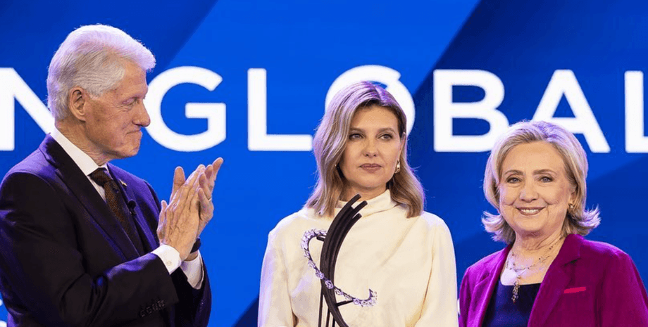 Елена Зеленская в сша, Елена Зеленская стиль, Елена Зеленская награда, награда от клинтонов, Clinton Global Citizen Awards