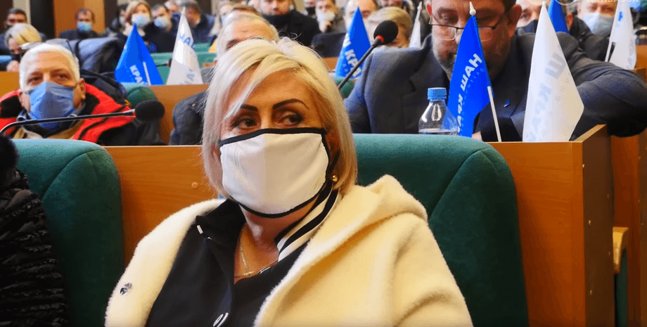 Неля Штепа в горсовете, Неля Штепа, горсовет Славянска