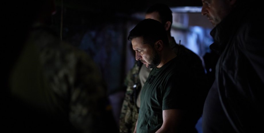 Володимир Зеленський фронт передова війна Донбас