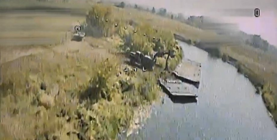 Уничтожение понтонных переправ