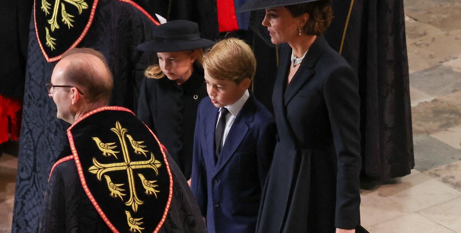 кейт миддлтон, принцесса уэльская, похороны королевы елизаветы