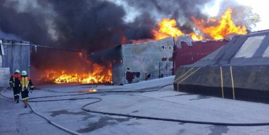 Пожар в Березани / Фото: kyivobl.dsns.gov.ua