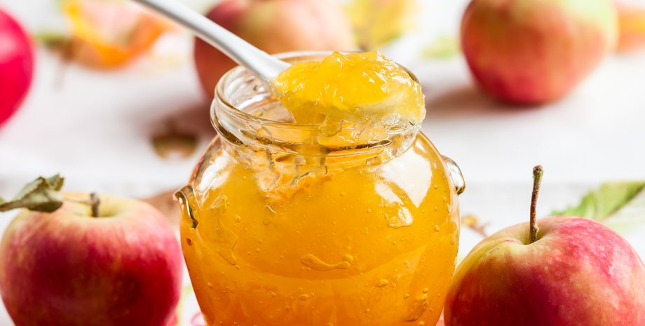 Яблочный джем, яблоки варенье, варенье из яблок, джем из яблок