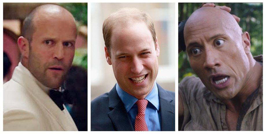 рейтинг, лысые, принц Уильям