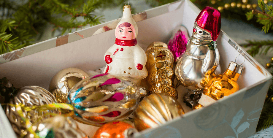 Фигурки, шары и украшения, сохранившиеся с советских времен и которые можно продать