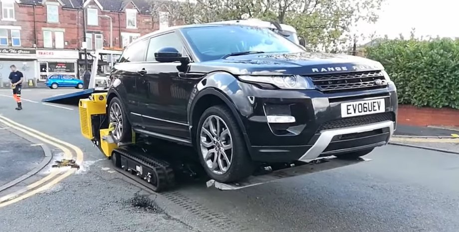 Land Rover, Land Rover Range Rover Evoque, Авто, Автомобили, Парковка, Роботы, Эвакуатор, Eastract, Видео