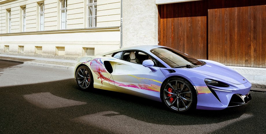 McLaren, McLaren Artura, Арт-объект, Искусство, Художники, Авто, Автомобили, Суперкары, Фото