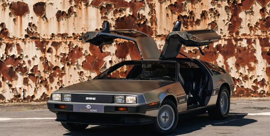 электромобиль DeLorean, DeLorean DMC-12, назад в будущее, авто из фильма назад в будущее