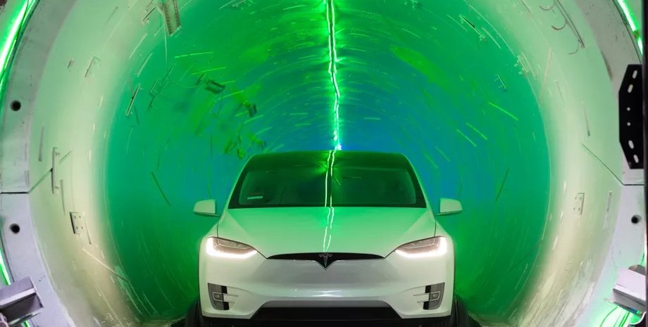 Тестовый туннель в Хоторне, штат Калифорния. Фото: The Boring Company