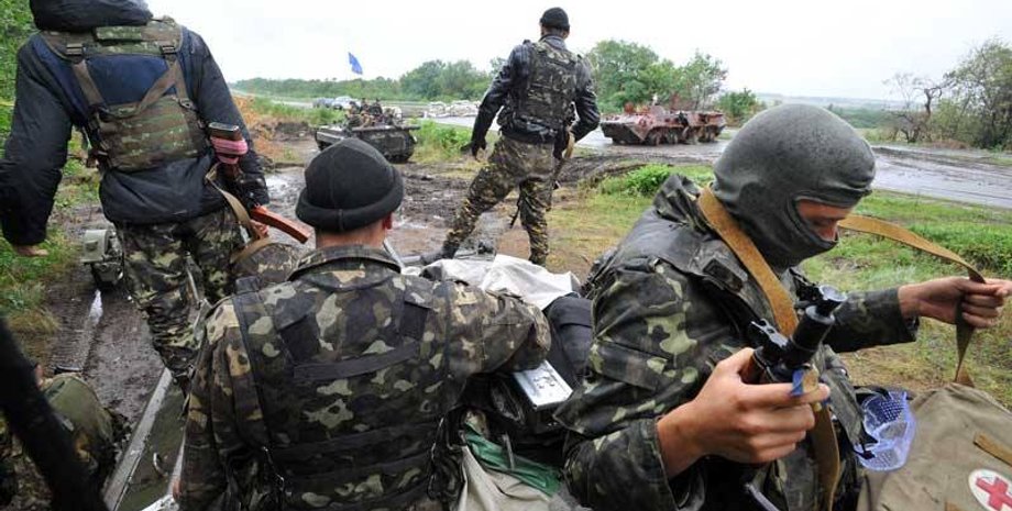 Силовики в Донбассе / пресс-служба Минобороны