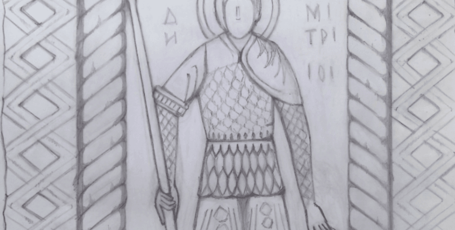 Святий Дмитро Солунський, історія, київська русь, артефакт, кам’яна плита, волинь, мистецтво Київської Русі