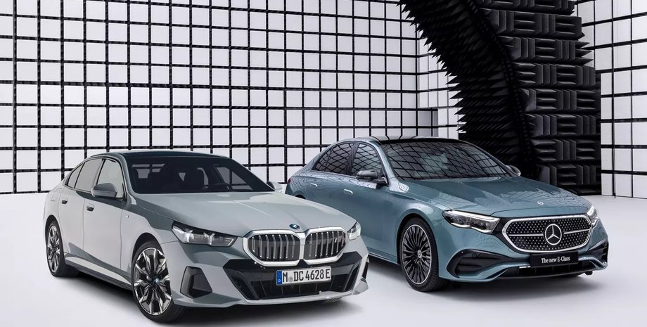 bmw 5 mercedes e, новые автомобили, авто 2023 года, автомобильные новинки
