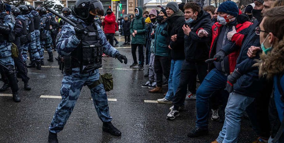 Протест, Росія, силовики, народ, мітинг, заворушення, бунт