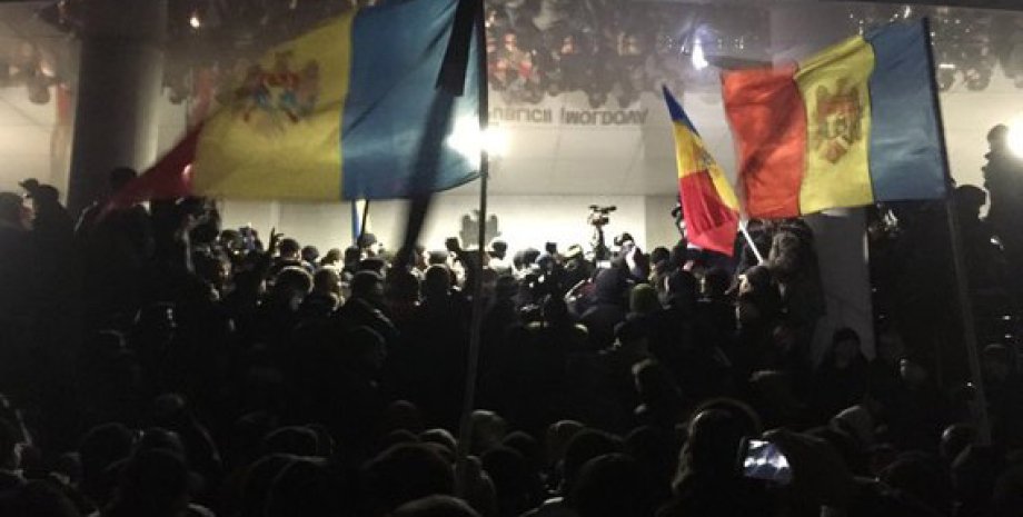 Акция протеста оппозиции в Молдове / Фото: newsmaker.md