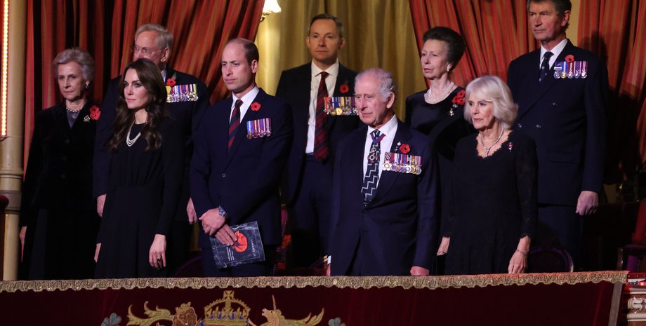 королевская семья, кейт миддлтон, принц уильям, камилла, чарльз, софи, анна