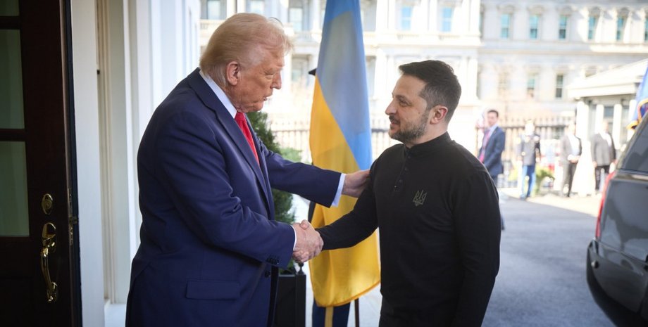 Дональд Трамп та Володимир Зеленський Дональд Трамп та Володимир Зеленський