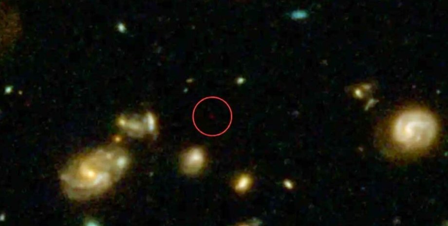 галактика Capotauro самая ранняя галактика