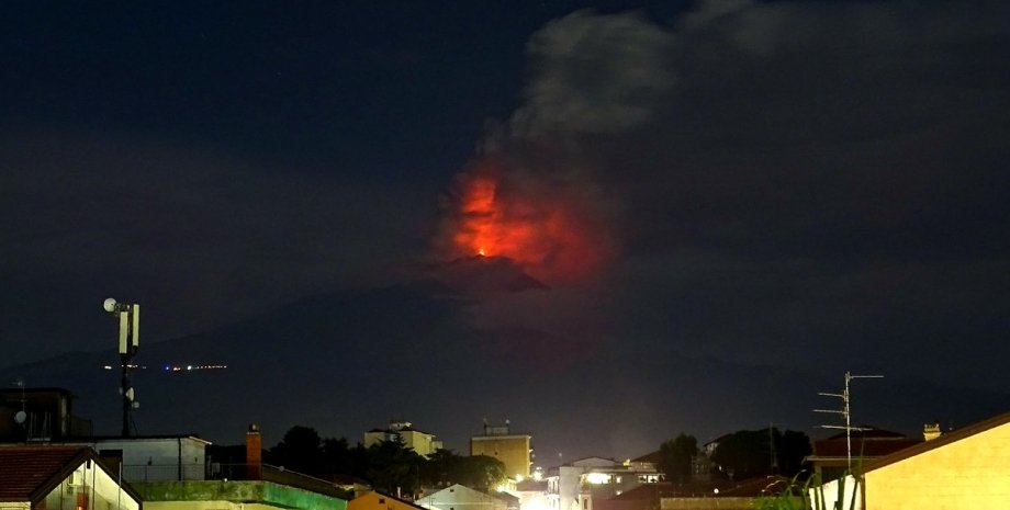 Извержение вулкана Этна / Фото: соцсети