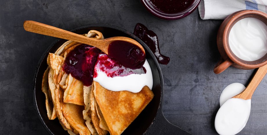 блины, сладкая начинка для блинов, рецепты блинов, маленица, рецепты на масленицу