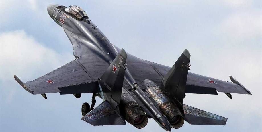 Винищувач Су-35, літак, авіація РФ