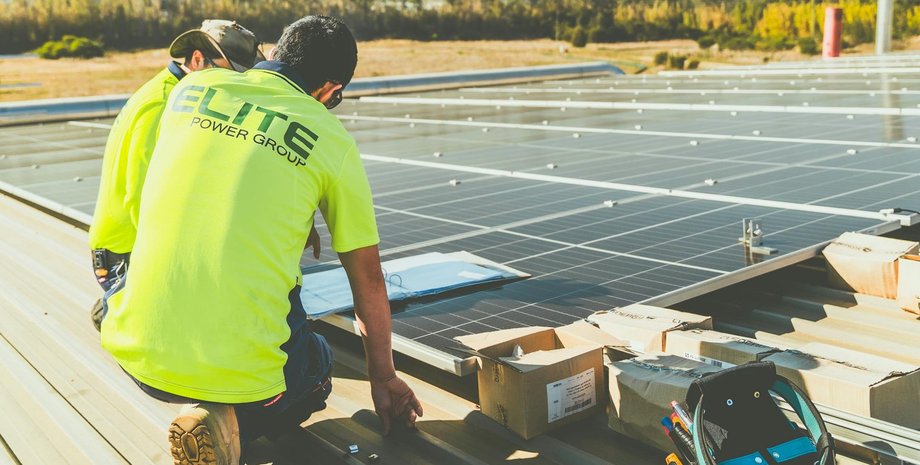 Солнечная электростанция Установка солнечных панелей