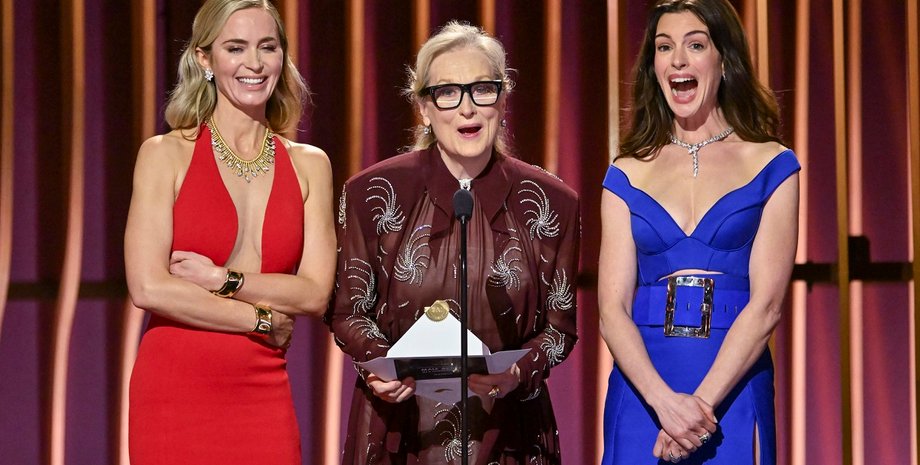 Мерил Стрип, Эмили Блант, Энн Хэтэуэй, SAG Awards
