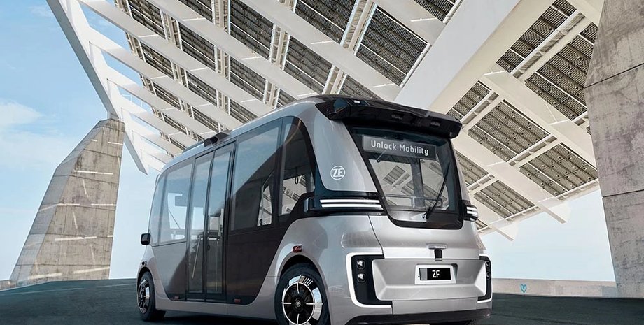 ZF, Шаттл, Автобус, Авто, Автомобили, Транспорт, Беспилотник, Фото, Авто, Автомобили