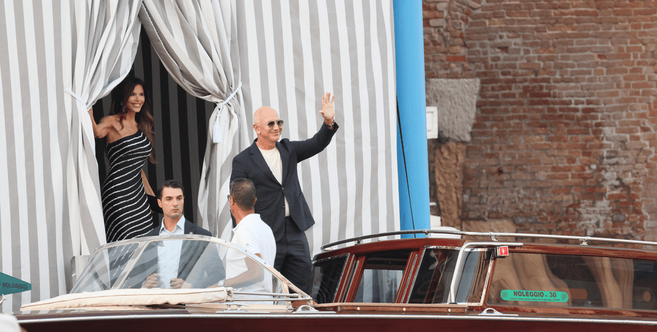 Джефф Безос та Лорен Санчес весілля у Венеції