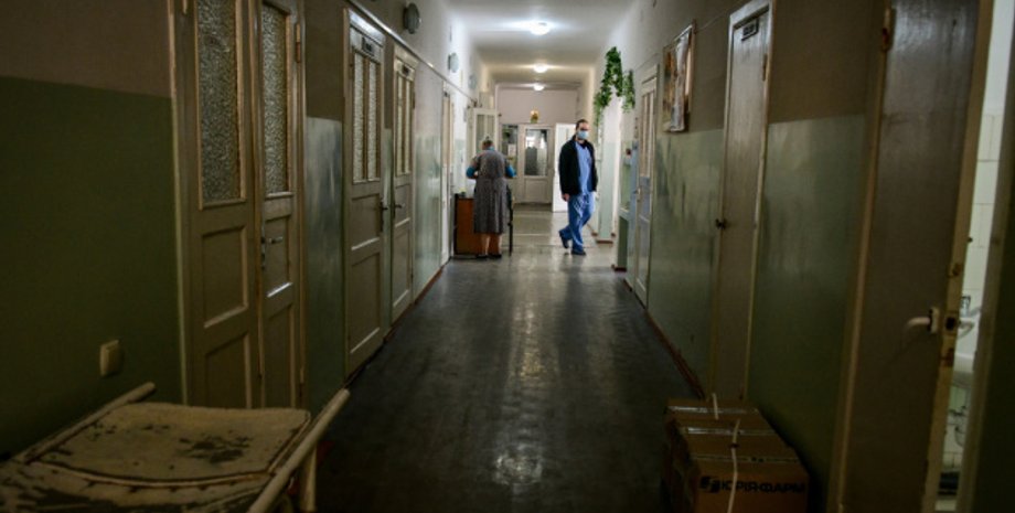 Больница, коридор, коронавирус, врачи