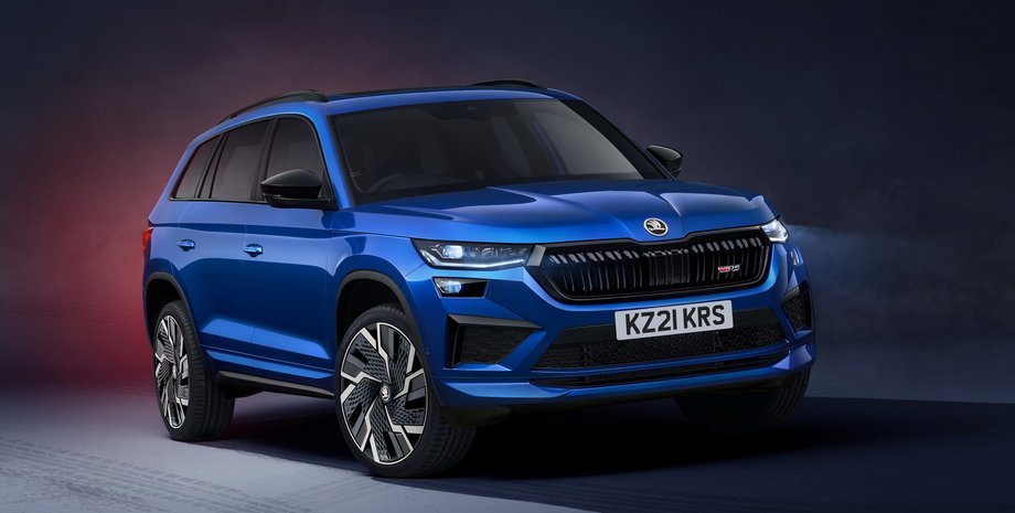 На Skoda Kodiaq RS установили бензиновый мотор вместо дизеля.