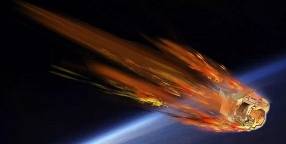 космический аппарат падает на Землю, Космос-482