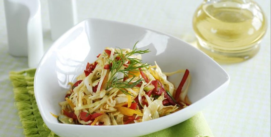 Витаминный салат, салат из капусты