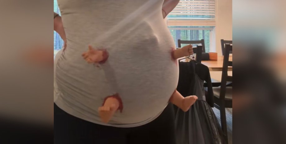 креативный костюм на Хэллоуин