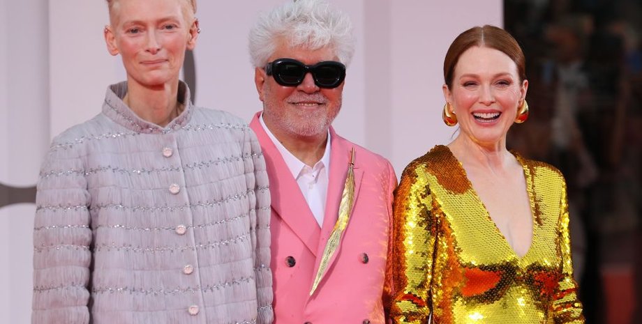 Тильда Суинтон, Педро Альмодовар, Джулианна Мур