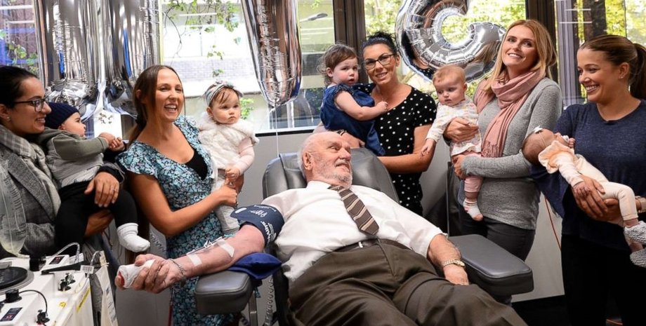 Джеймс Харрисон, донор крови, австралия