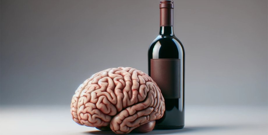мозг, алкоголь, напиток