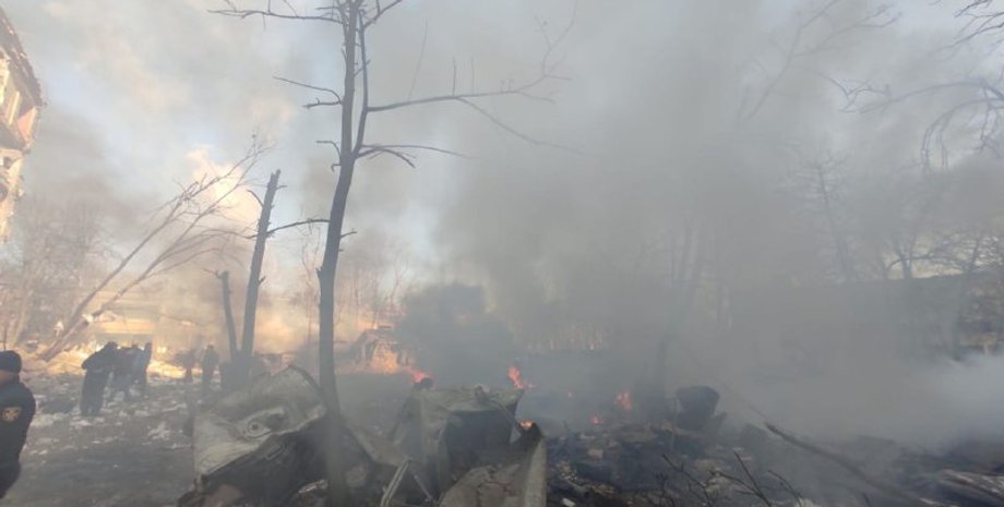 Киев обстрел сегодня ракетный удар Подол оккупанты вторжение