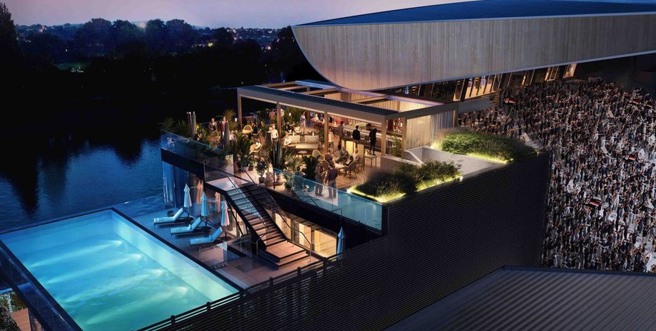 VIP-ложа, стадион, футбол, ФК "Фулхэм"