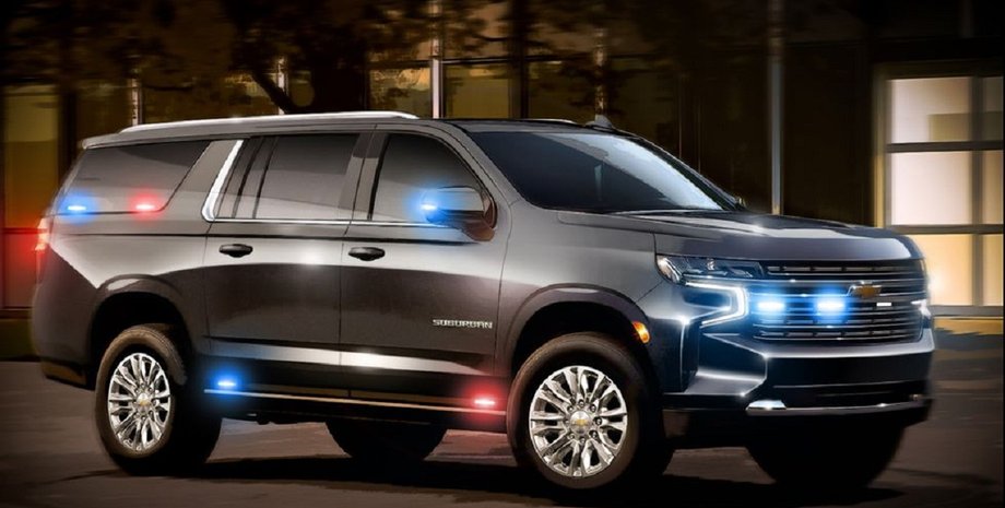 Chevrolet Suburban, броньований автомобіль, Chevrolet Suburban 2021