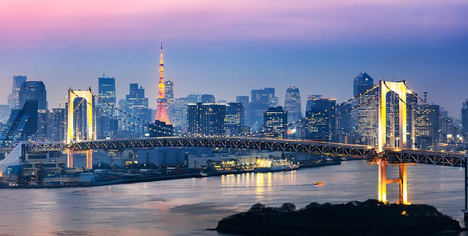 Радужный мост в Токио, Япония