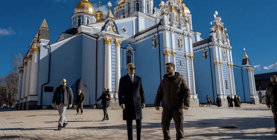 Джо Байден и Владимир Зеленский