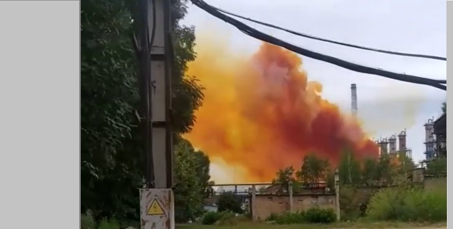 ровноазот, авария, фото